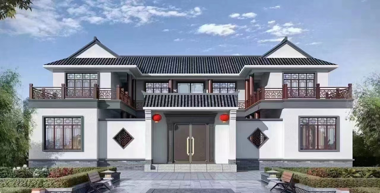 现代别自建别墅效果图大全本地货源