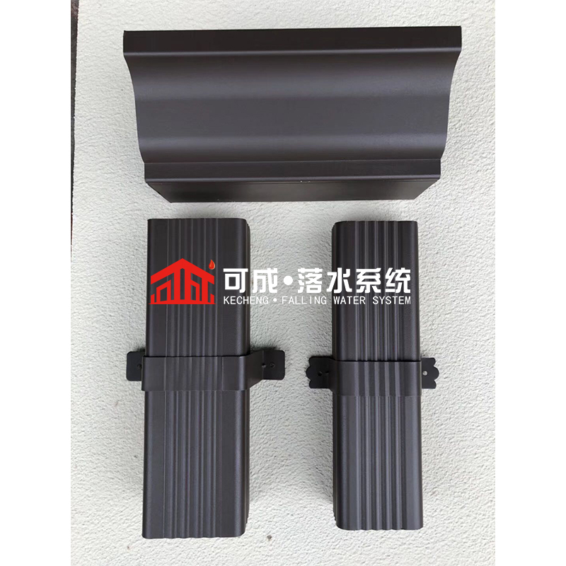 沟K型檐槽金属排水槽工程施工案例