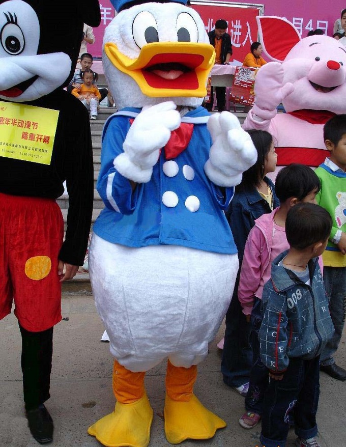 人偶服装订做定制厂家,套头玩偶服花色多