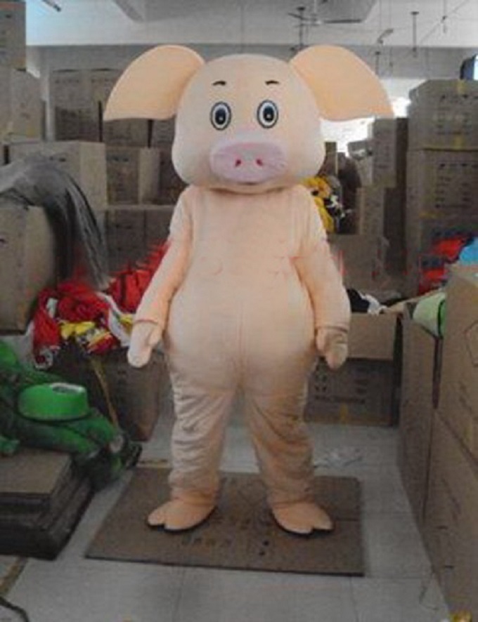 卡通人偶服装定制厂家,套头玩偶服质地良