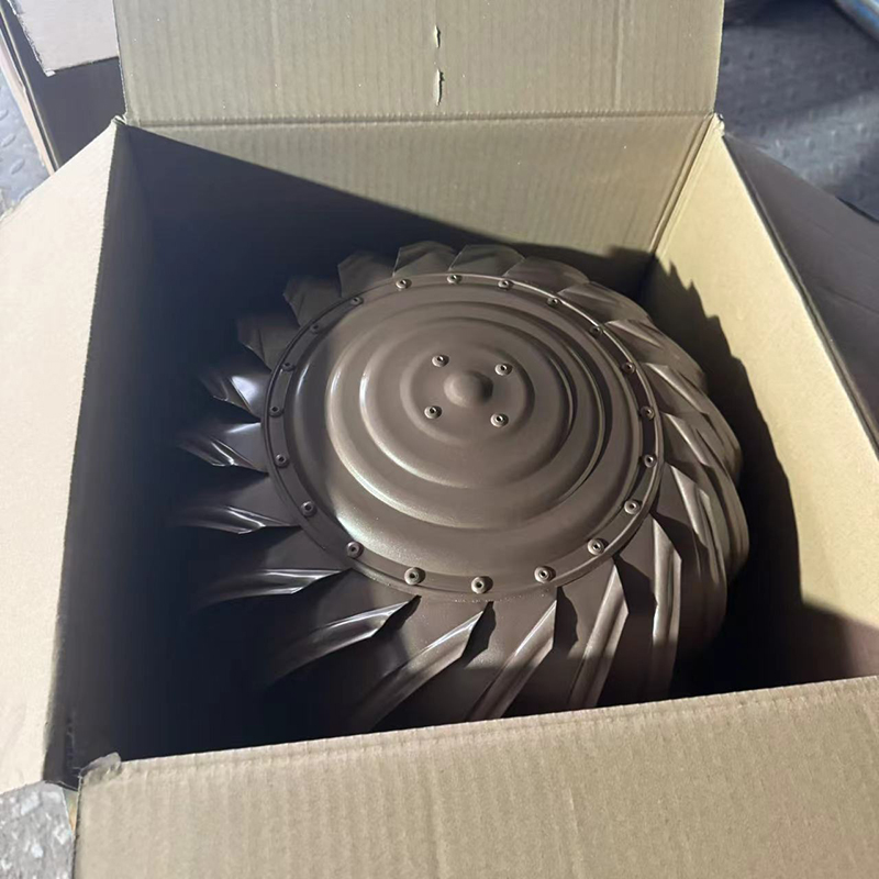 县圆形防倒灌风帽静电喷涂