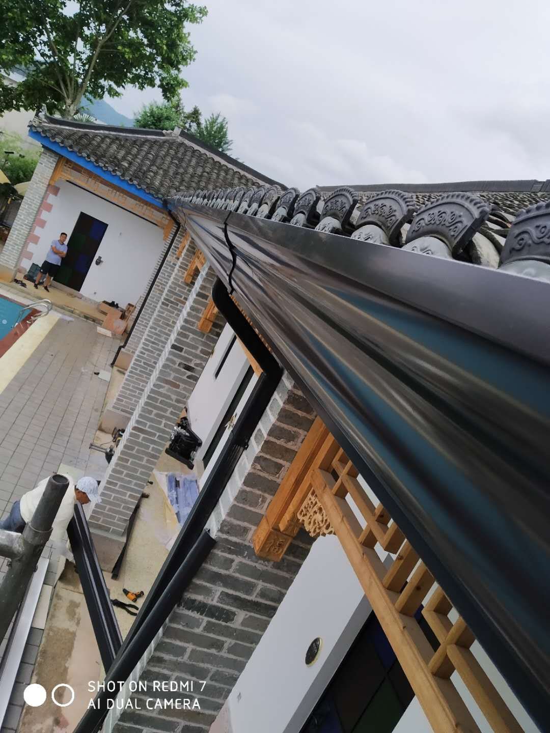 彩铝雨水管 铜做旧雨水管 铝合金檐沟经验丰富