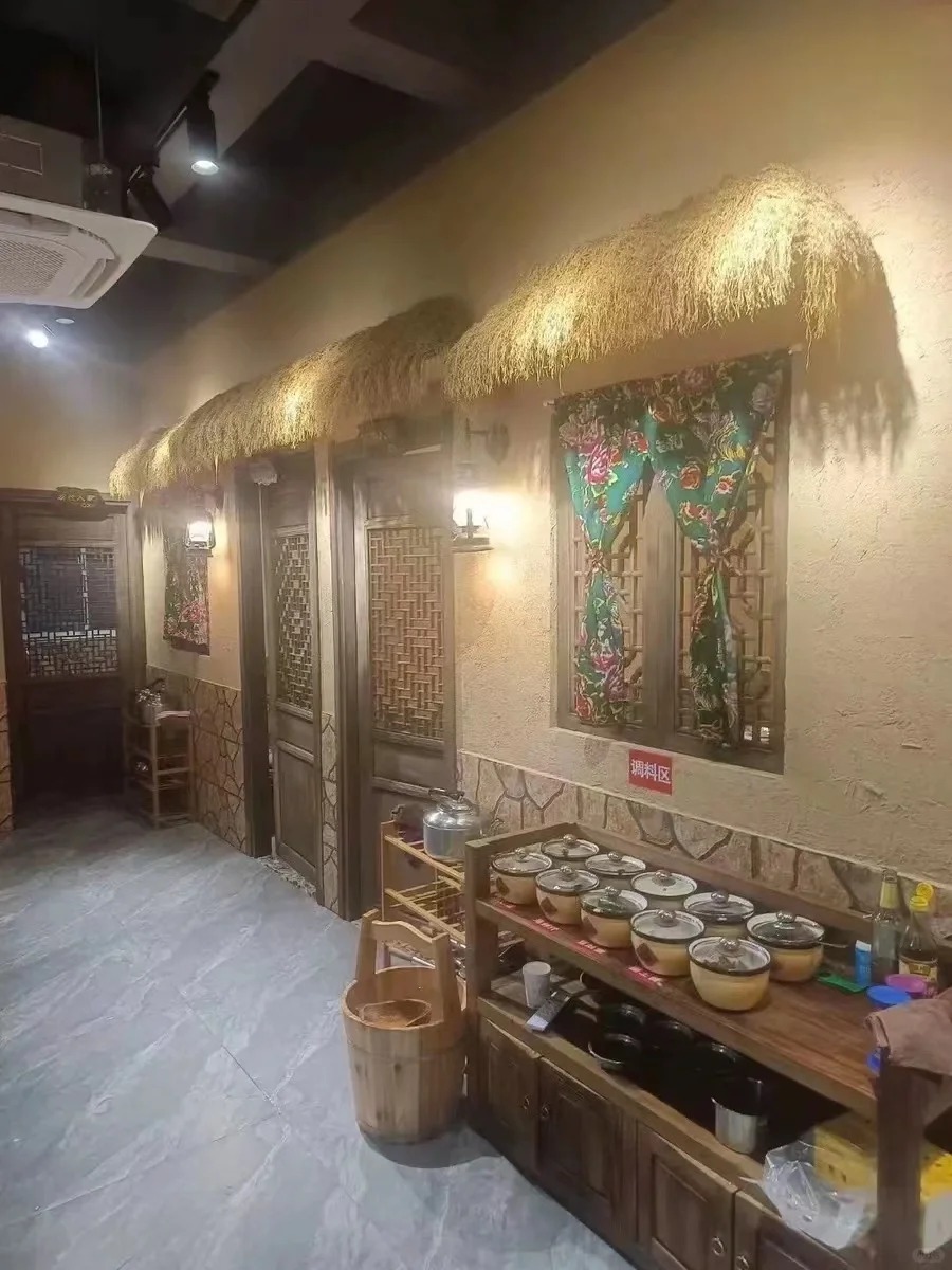 仿泥巴稻草漆，民宿改造，美丽乡村，仿夯土肌理漆全包施工