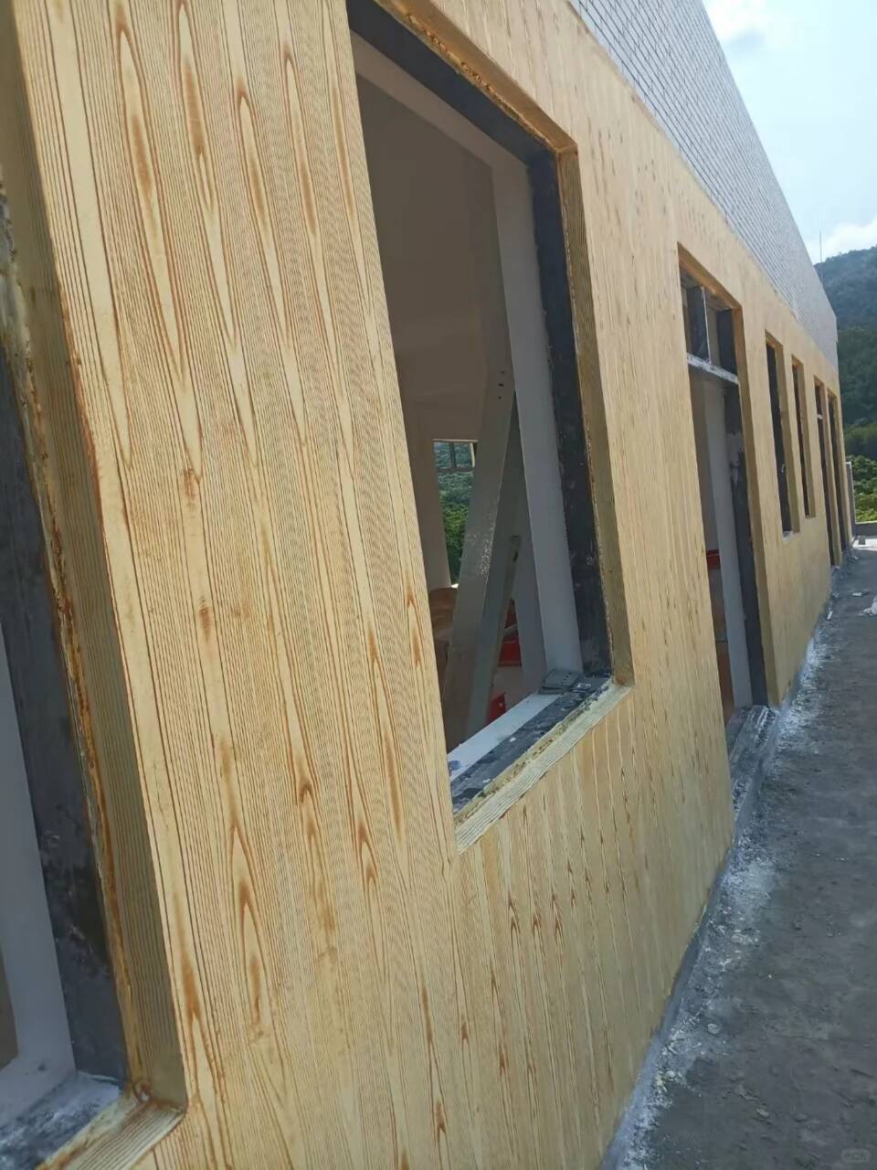 廊架长廊木纹漆源头工厂