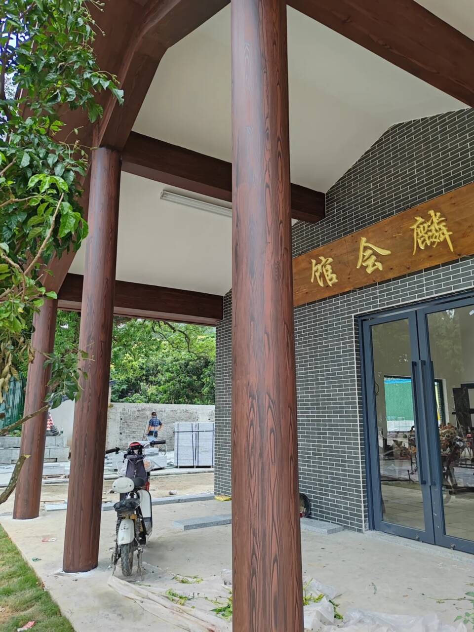 铝合金镀锌管木纹漆施工多少钱
