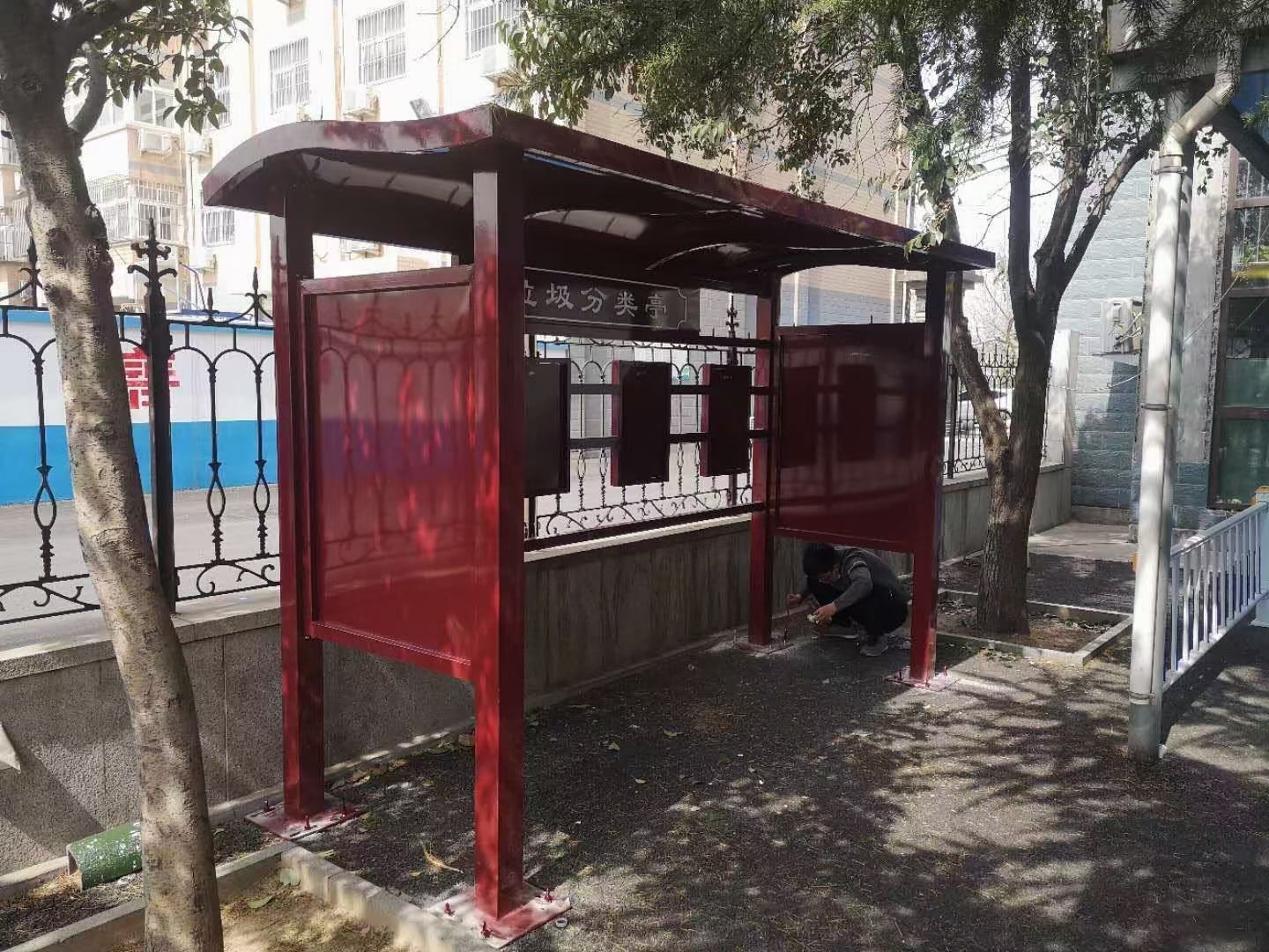 
不锈钢垃圾分类亭全国发货