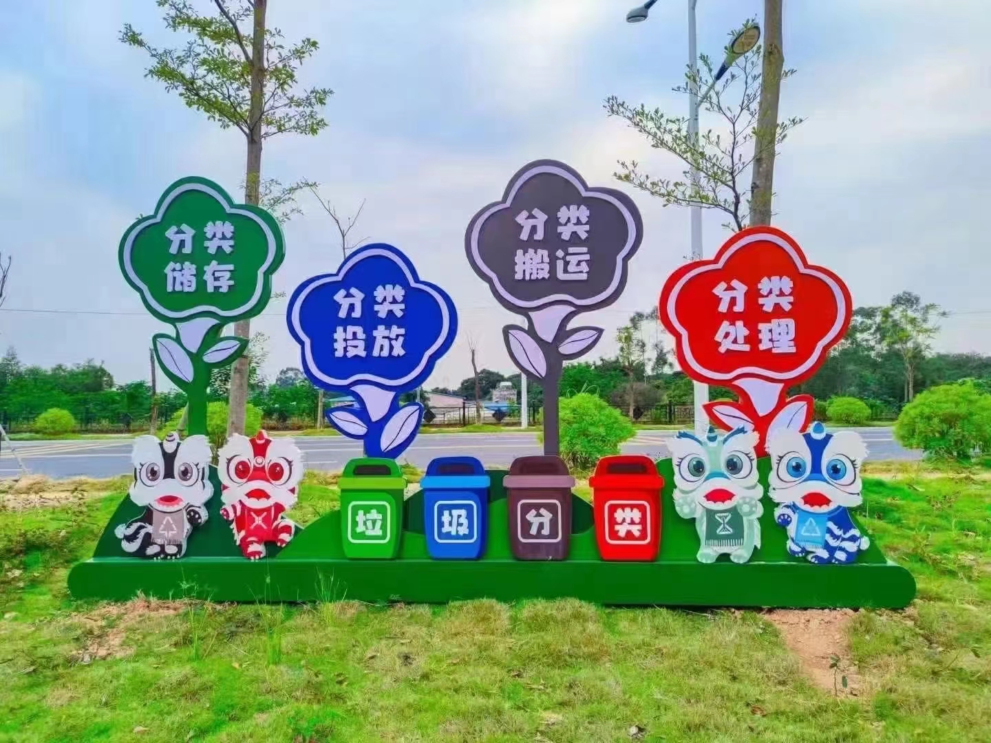 
广场垃圾分类亭性价比高