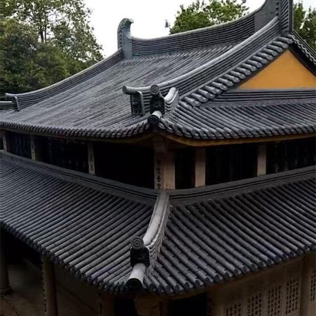 宜兴别墅屋顶琉璃瓦-接受定制