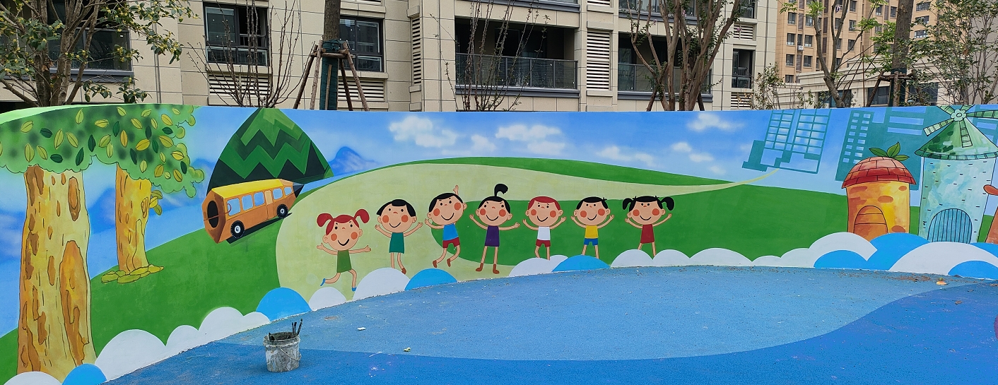 武汉武昌青山墙绘手绘墙壁画涂鸦工作室