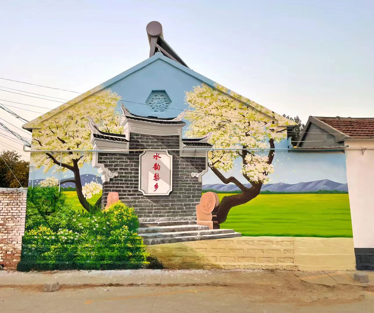文化墙彩绘手绘墙绘画公司