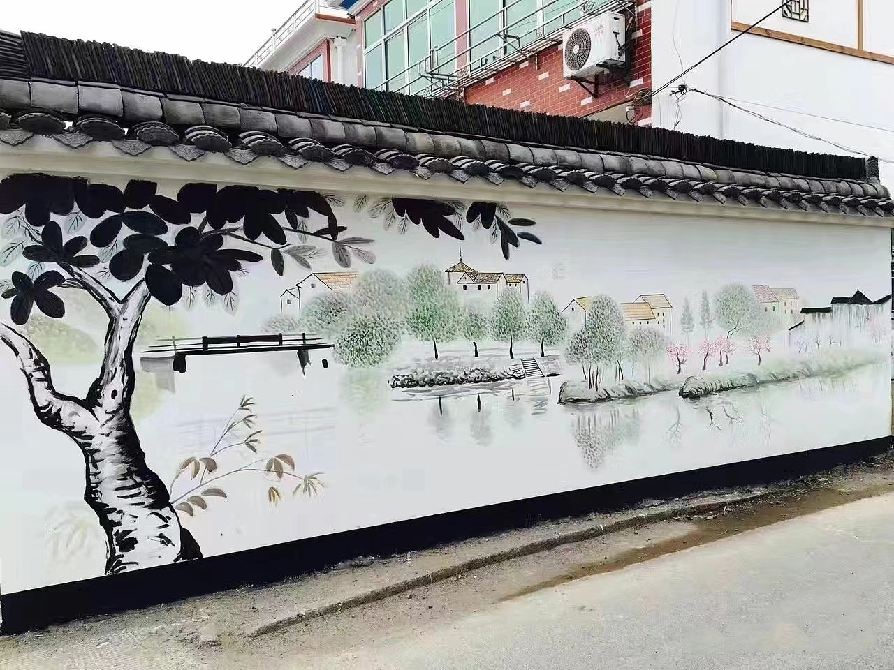 美丽乡村振兴彩绘墙绘团队
