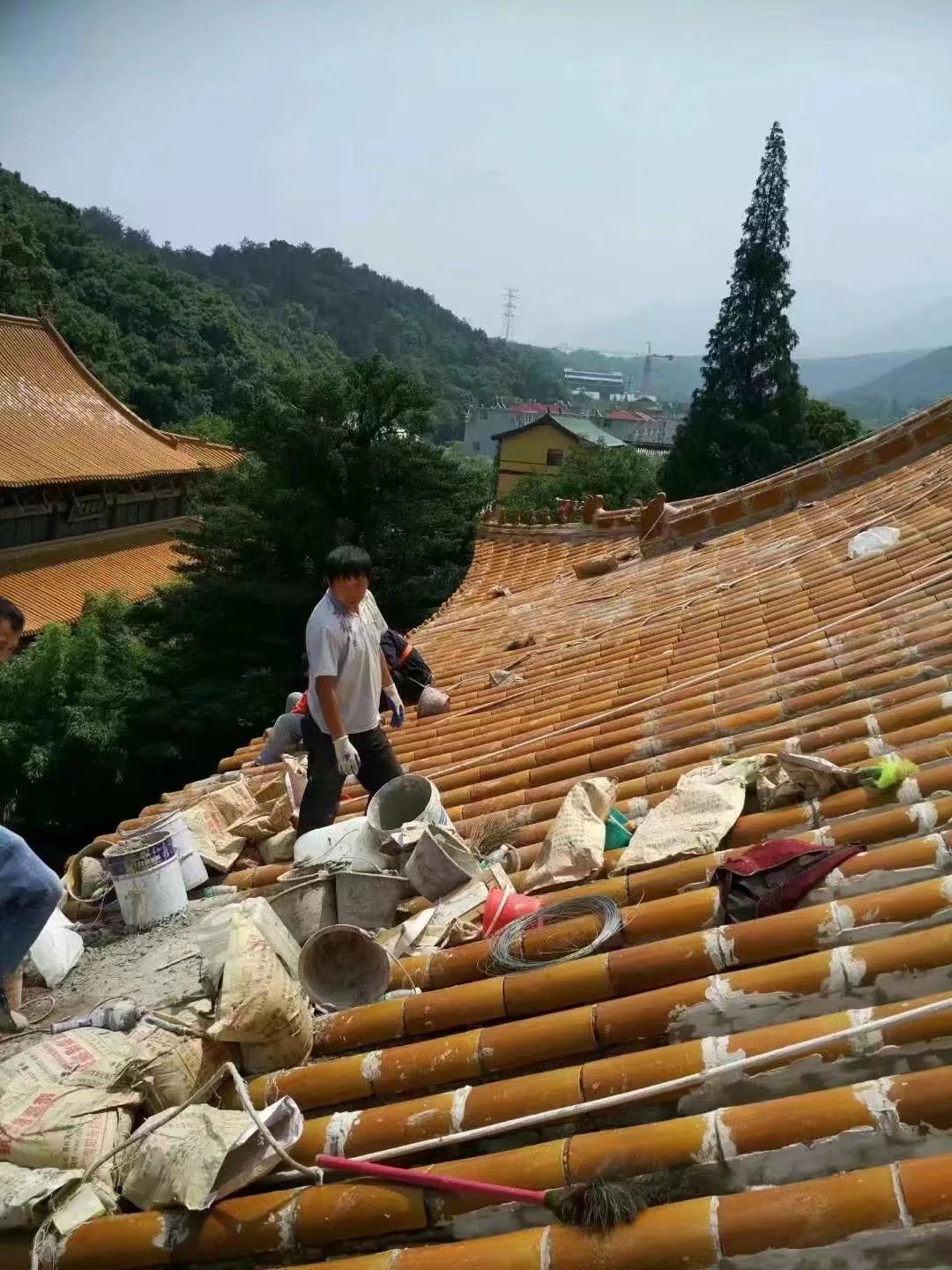 古建筑屋面防渗维修屋面防水维修多图